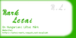 mark letai business card