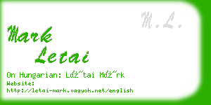 mark letai business card